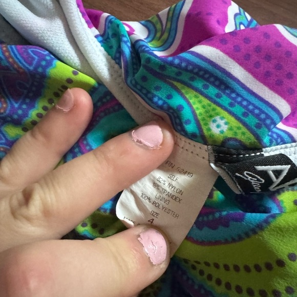 Colorful Paisley Bikini Bottom - Picture 3 of 4